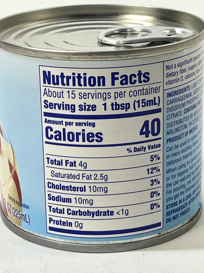 Nestle Table Cream 7.6 f oz 225 mL