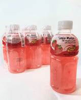 Mogu Mogu Drink with Nata de Coco STRAWBERRY Flavored 10.8 f oz 320 mL (6-PACK)