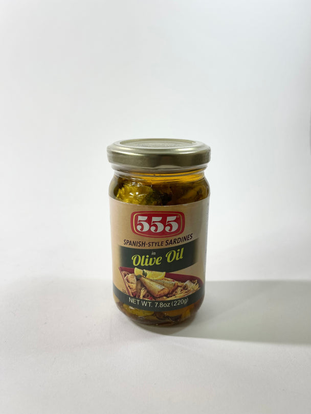555 Spanish Style Sardines in Olive Oil 7.8 oz
