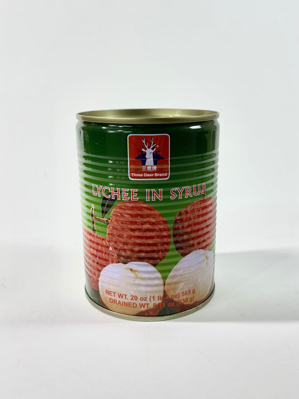 Three Deer Lychee in Syrup 20 oz