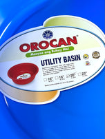 Orocan Plastic Utility Basin (Blue) 1 lb 20" diameter