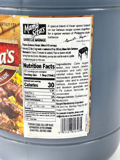 Mama Sita's Barbecue Marinade 1 gal