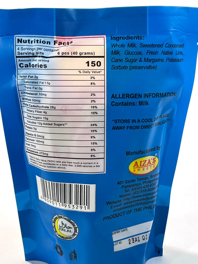 Aiza's Sweets Pastillas de Leche 4.72 oz