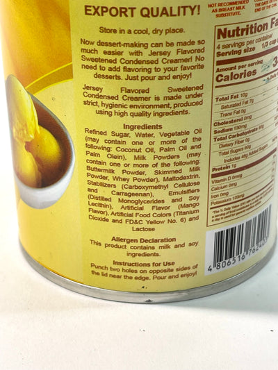 Jersey Sweetened Condensed Creamer - Mango 13.75 oz