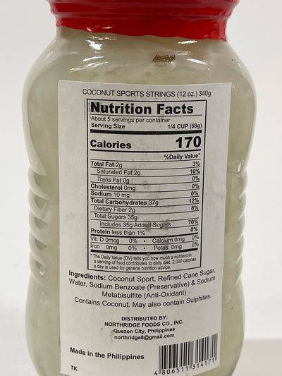 Indays Best Sweet Coconut Sportstrings MACAPUNO 340 g