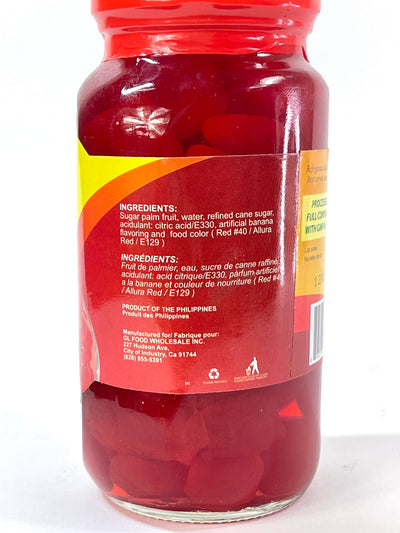 Kapuso Kaong Red Sugar Palm Fruit 12 oz