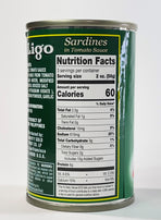 Ligo Sardines in Tomato Sauce (Green) 5.5 oz