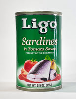 Ligo Sardines in Tomato Sauce (Green) 5.5 oz