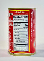 Ligo Sardines in Tomato Sauce with Chili (Red) Small 5.5 oz