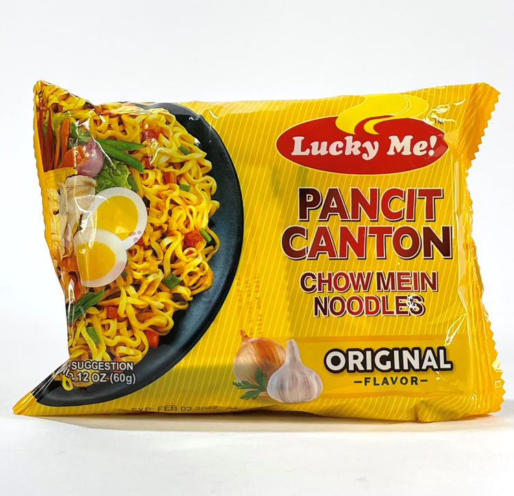 Lucky Me Pancit Canton Chow Mein Noodles Original 60 g