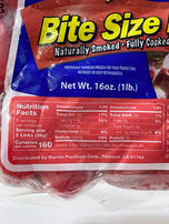 Martin Purefoods Bite Size Franks Mini Hotdogs 16 oz 454 g per pack (2-PACK)