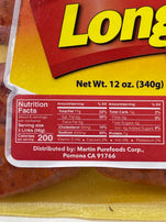 Martin Purefoods Longanisa Sweet Pork 12 oz 340 g (2-Pack)