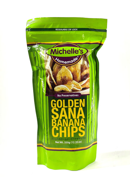 Michelle's Homemade Golden Sana Banana Chips 12.35 oz