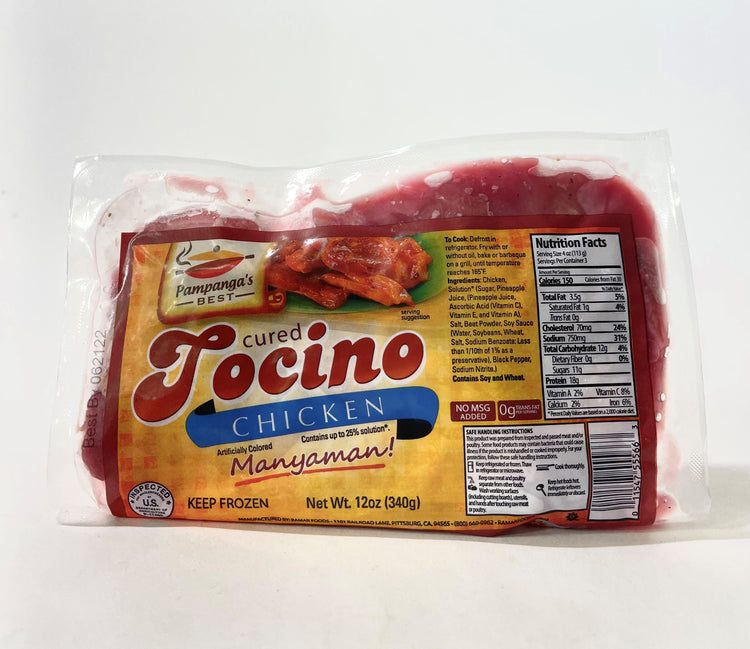 Pampangas Best Cured Tocino Chicken 12 oz 340 g