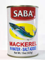 Saba Mackerel in Water 15 oz