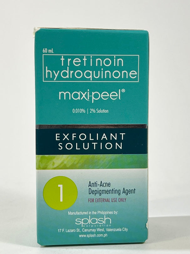 Splash Maxi-Peel Exfoliant Solution Tretinoin Hydroquinone 60 mL #1