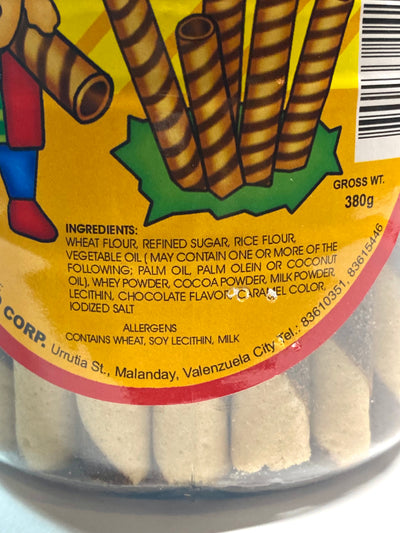 Junior Stick-O Chocolate Wafer Stick 380g