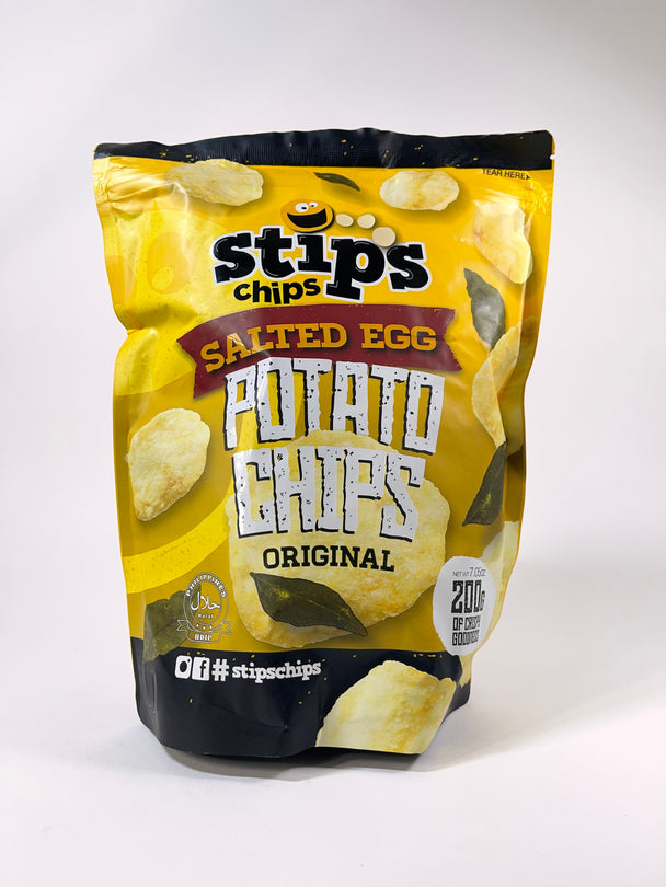 Stips Chips Salted Egg Potato Chips Original 200 g