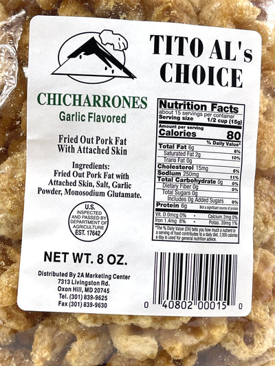 Tito Als Choice Chicharones Garlic Flavor 227 g