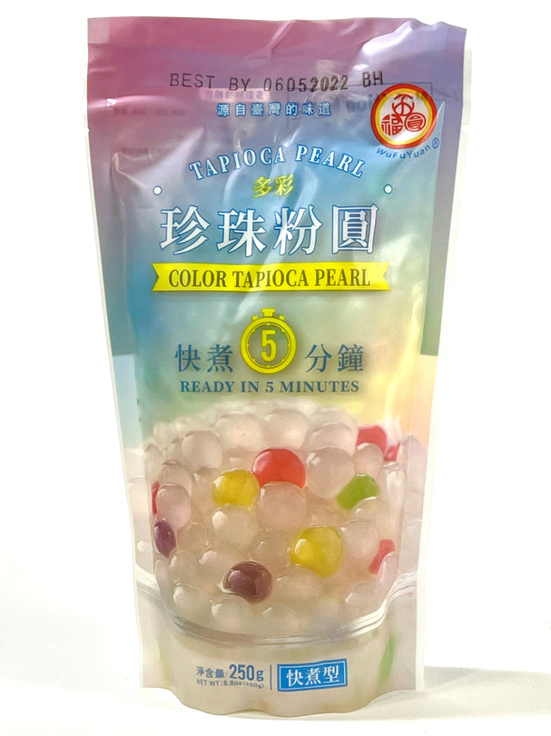 WuFuYuan Color Tapioca Pearl SAGO 250 g